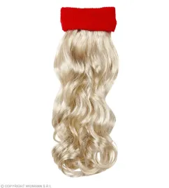 opaska-czerwona-z-blond-wlosami-peruka-perulka-disco-treska-lata-80