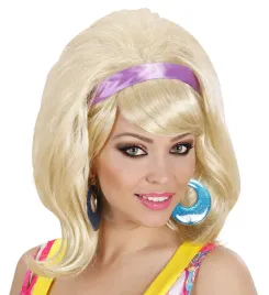 peruka-blond-z-opaska-lata-60-disco-hipiska