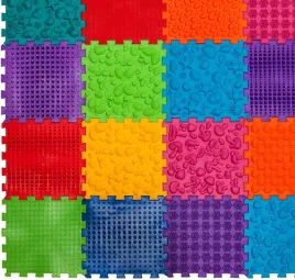 mata-sensoryczna-ortopedyczna-do-masazu-stop-puzzle-mix-16-elementow-zestaw