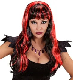 peruka-wiedzma-czarno-czerwona-czarownica-rock-halloween