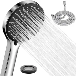 glowica-prysznicowa-z-wezem-15m-5-trybow-wysokie-cisnienie-srebrna-czarna