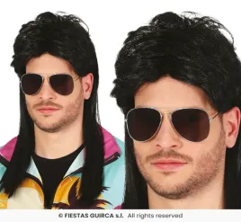 peruka-z-grzywka-lata-80-disco-mullet-czarne-wlosy