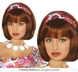 peruka-brazowa-disco-bob-fryzura-damska-lata-80