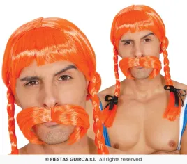 peruka-ruda-obelix-wlosy-warkocze-fryzura-gala