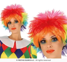 peruka-krotka-teczowa-wlosy-wielokolorowe-karnawal