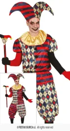 stroj-zlosliwy-blazen-przebranie-arlekin-kostium-kuglarz-halloween-m