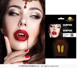 zlote-kly-wampira-zeby-wampir-halloween