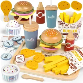 zestaw-drewniany-fast-food-dla-dzieci-hamburger-frytki-kuchnia