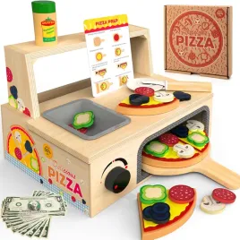 pizzeria-drewniana-dla-dzieci-48-elementow-z-piekarnikiem-zestaw-do-zabawy
