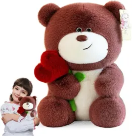 mis-pluszowy-z-roza-30-cm-czerwonobrazowy-prezent-na-walentynk