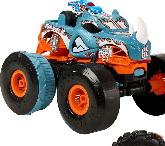 POJAZD ZDALNIE STEROWANY MONSTER TRUCK 1:12 TRANSFORMACJA W WYRZUTNIĘ