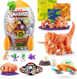 zabawka-dinozaur-triceratops-rozbijanie-jaj-niespodziankami-dzieci