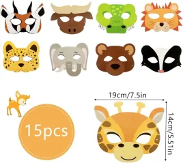 maski-zwierzece-safari-zestaw-15-sztuk-na-imprezy-i-zabawe