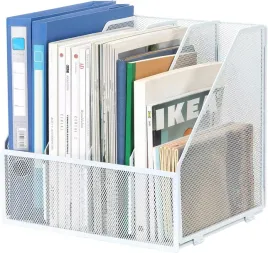 stojak-na-dokumenty-a4-metalowy-4-przegrodki-organizer-biurkowy-bialy