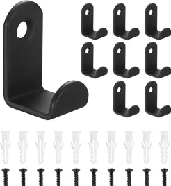 haki-scienne-na-ubrania-12-szt-metalowe-czarne-do-lazienki-i-domu