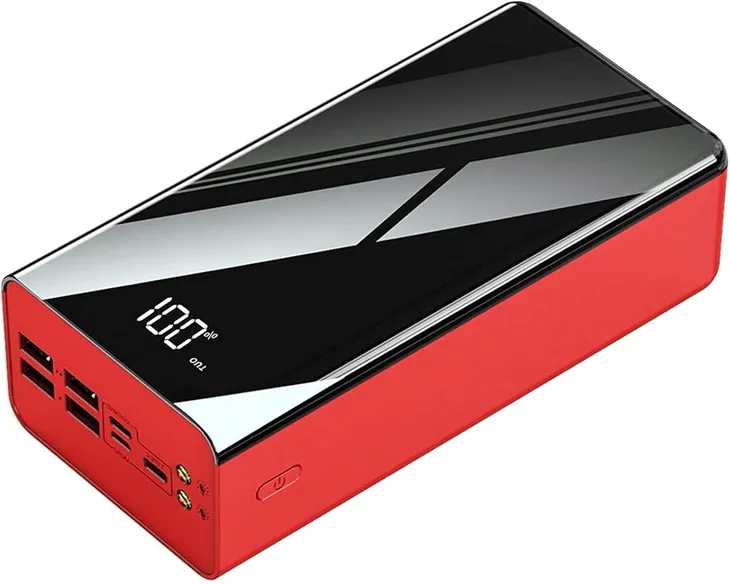 MOCNY POWERBANK PRAWDZIWE 50000 mAh usb lightning typ-c micro latarka