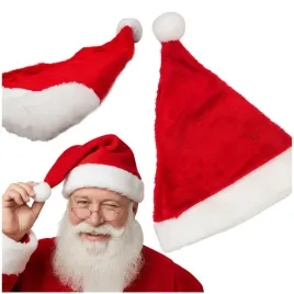 czapka-swietego-sw-mikolaja-pluszowa-stroj-na-mikolajki-swieta-z-pomponem