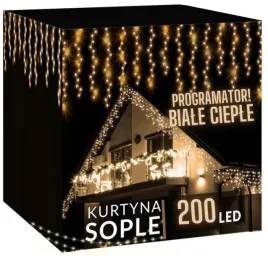 sople-kurtyna-zewnetrzne-cieple-200-led-9m-8-trybow-hermetyczne
