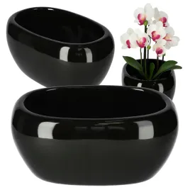 doniczka-donica-ceramiczna-szkliwiona-owalna-27x12-cm-czarna-kwiaty-rosliny