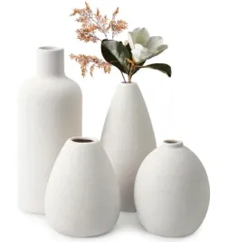 wazon-zestaw-4-ceramicznych-bialych-minimalistycznych-dekoracyjnych