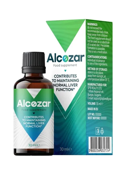 Alcozar - Naturalne wsparcie w walce z uzależnieniem od alkoholu 20 ml