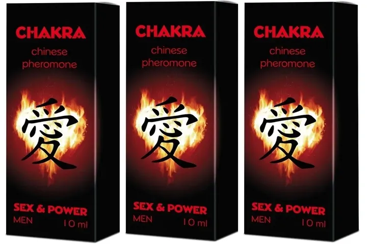 3x Sexual Health Series Chakra 10 ml dla mężczyzn z feromonami