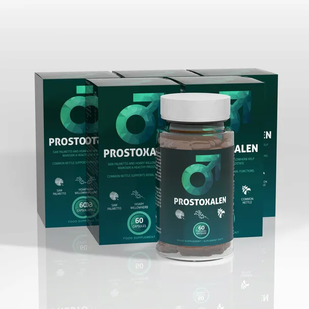 4x Prostoxalen - kapsułki z palmą sabałową na prostatę