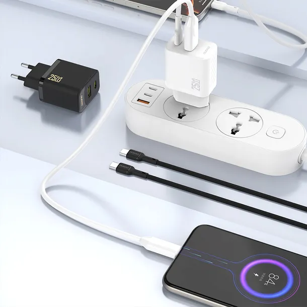 ladowarka-sieciowa-25w-gan-usb-c-biala-stan-nowy