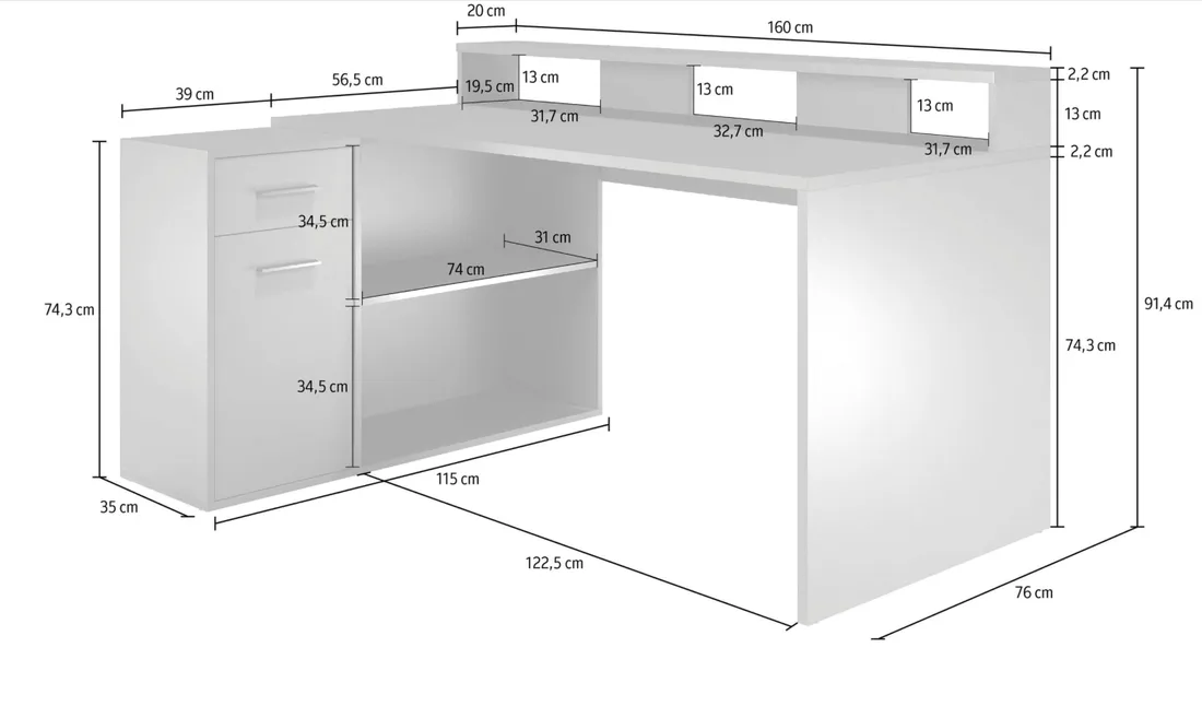 biurko-bialo-szare-game-stan-nowy