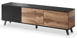 szafka-rtv-180-cm-dab-wotan-czarny-mat-lamel