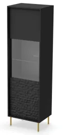 witryna-czarna-przeszklona-do-salonu-na-zlotych-nozkach-55x185cm-bullet-w-1