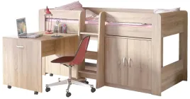 lozko-pietrowe-dla-dziecka-antresola-z-biurkiem-i-szafa-dab-sonoma-rock