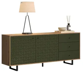 komoda-z-szufladami-loft-183-cm-retro-zielony-navy