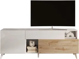 wloska-szafka-rtv-z-szuflada-lakierowana-bialy-polysk-dab-cadiz-181cm-tanda