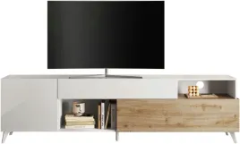 wloska-duza-szafka-rtv-lakierowana-bialy-polysk-dab-cadiz-241cm-tanda