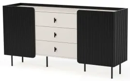 komoda-dwudrzwiowa-z-szufladami-kaszmir-czarna-160cm-dalia