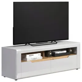 jay-szafka-rtv-z-szufladami-biala-polysk-mat-dab-evoke-150-cm