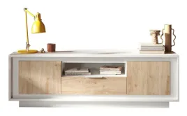 szafka-rtv-z-szuflada-lakier-bialy-mat-dab-cadiz-184-cm-venice