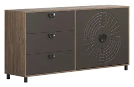 komoda-z-szufladami-do-salonu-folia-perlowy-braz-ze-struktura-3d-176cm-hope