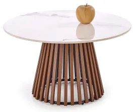 stolik-kawowy-okragly-do-salonu-80cm-marmur-bezowy-orzechowa-podstawa-elvo