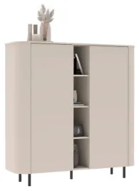 kredens-2-drzwi-z-otwartymi-polkami-kaszmir-wloska-do-salonu-150cm-viterbo
