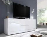 wloska-szafka-rtv-basic-biala-210cm-wysoki-polysk-stan-nowy