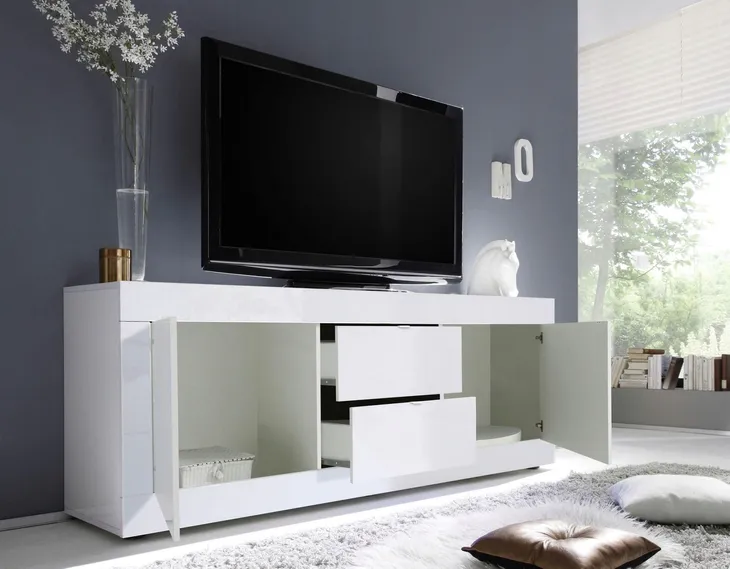 wloska-szafka-rtv-basic-biala-210cm-wysoki-polysk-kolekcja-basic