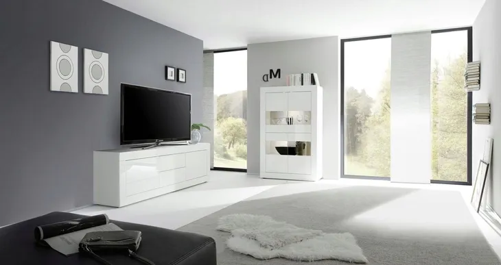 wloska-szafka-rtv-basic-biala-210cm-wysoki-polysk-glebokosc-mebla-43-cm