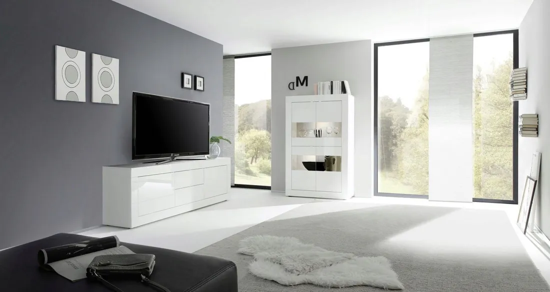 wloska-szafka-rtv-basic-biala-210cm-wysoki-polysk