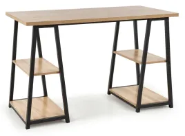 biurko-konsola-dab-sonoma-loft-z-polkami-b44