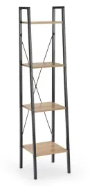 regal-waski-dab-sonoma-metalowy-stelaz-grendi