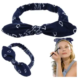 opaska-do-wlosow-kokardka-na-gumce-bandana-na-glowe-damska-pin-up-niebieska