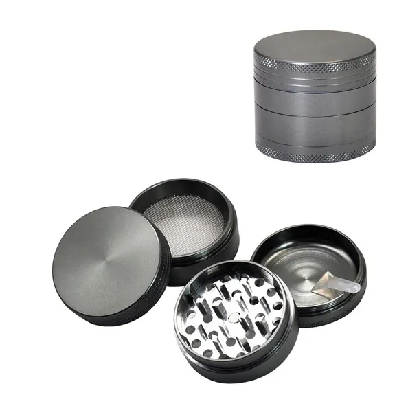 MŁYNEK DO SUSZU 4-częściowy Metalowy Grinder Crusher do Ziół 40mm Mocny
