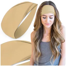 opaska-damska-na-glowe-uszy-wlosow-bezowa-kobiet-zimowa-ciepla-elastyczna